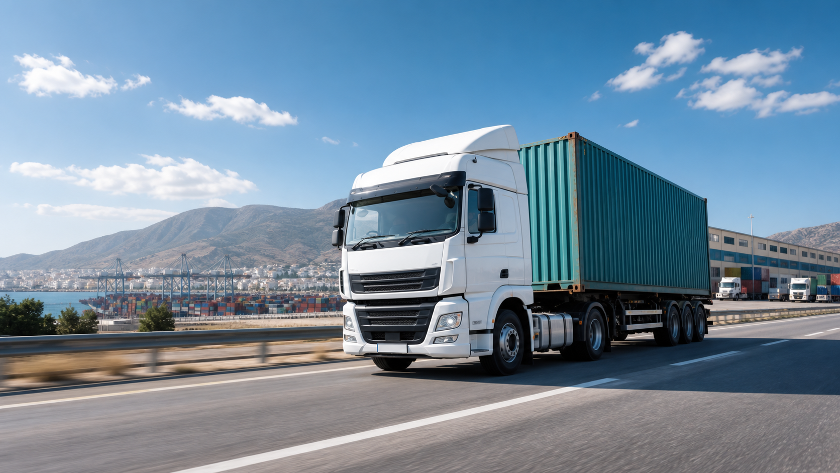 Camion de transport routier national